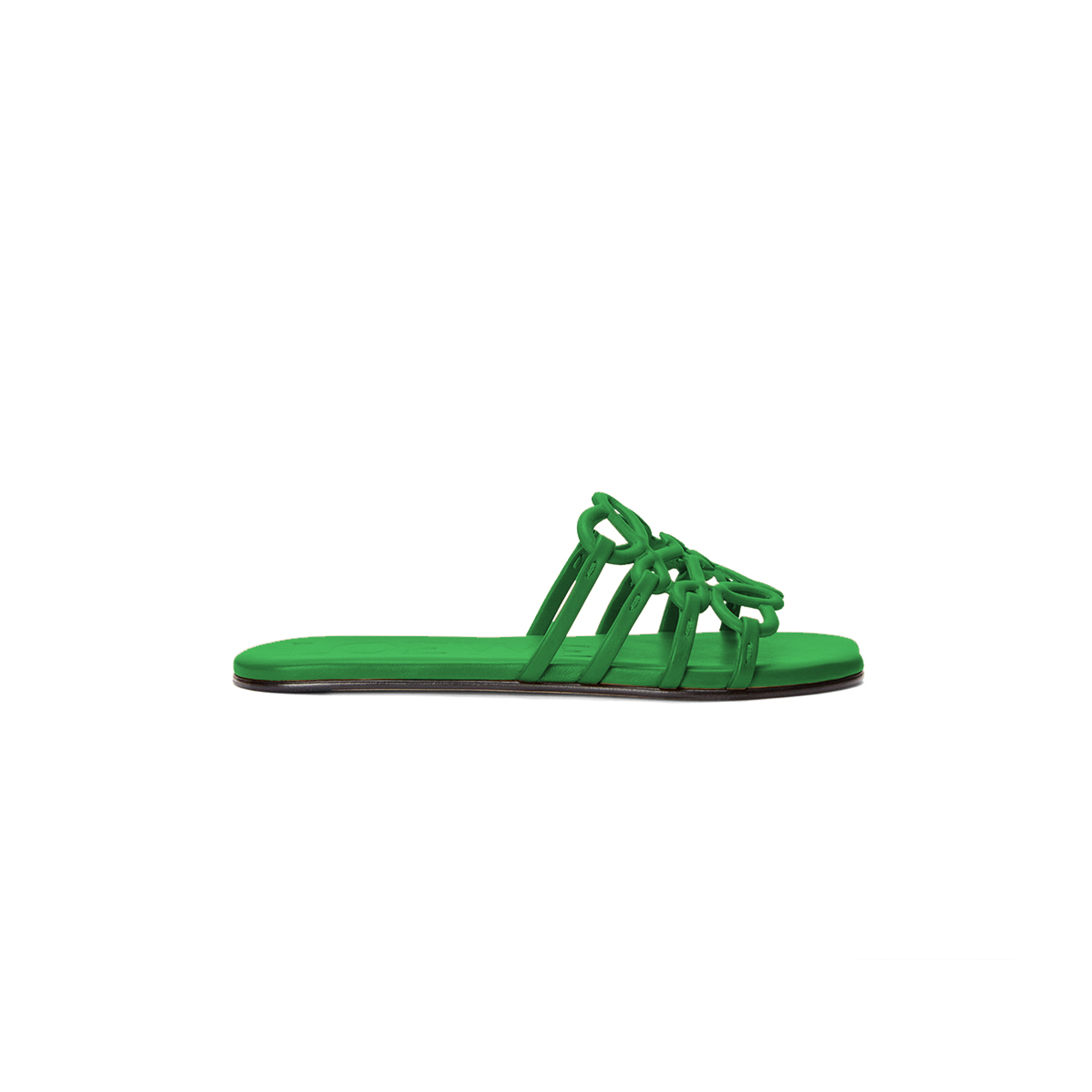 LOEWE PETAL ANAGRAM SLIDE IN SOFT CALFSKIN LLSP465X09